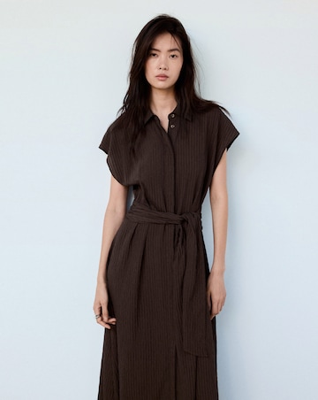 Mango Belted Shirt Dress