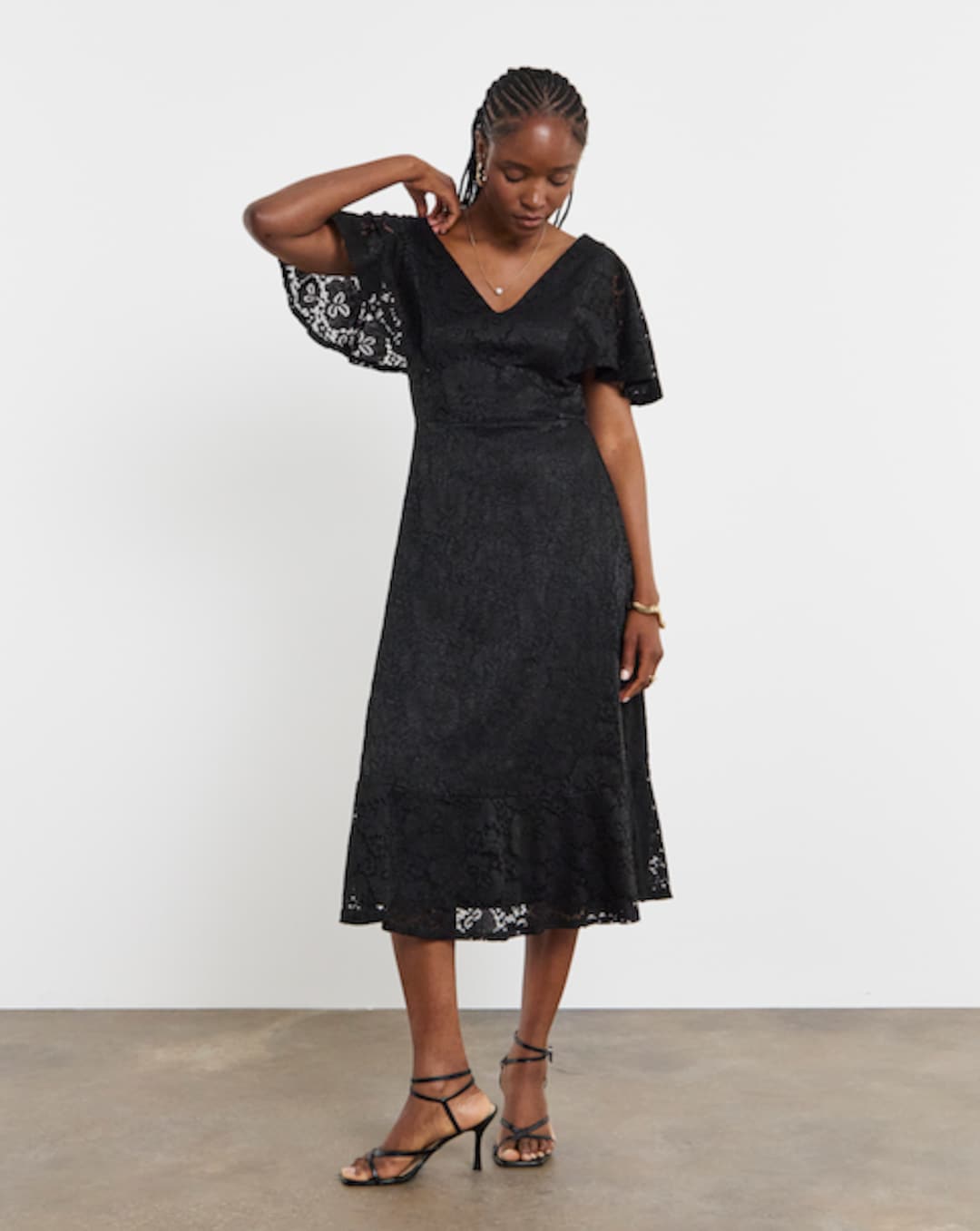 black dresses size 14 Midi Dress Plus Size Black Party Dress Size 14 Plus Size Black Dresses  Ever-Pretty UK