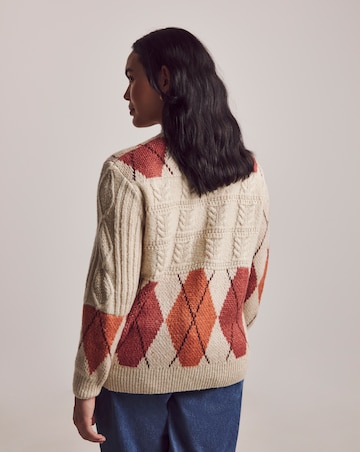 Julipa Cable Argyle Jumper