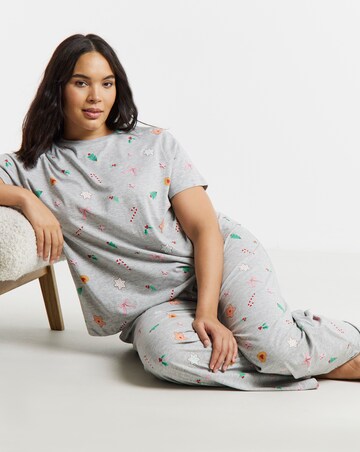 Pretty Secrets Value Candy Cane 2 Pack Pyjamas