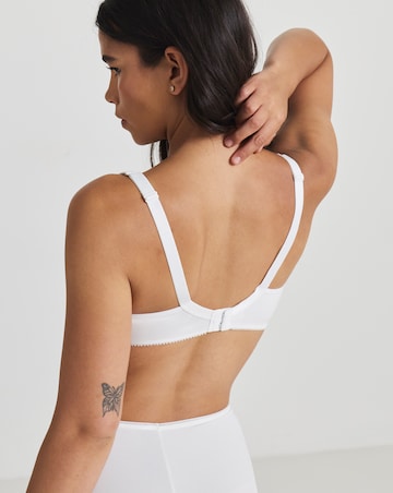 Pretty Secrets (2 Pack) Sally Minimiser Non Wired Bras (C-L) White/White