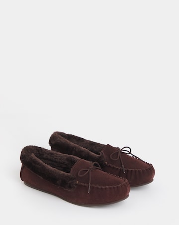 Fiora Classic Moccasin Slippers - Extra Wide Fit (EEE)