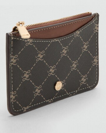 Mango Logo Zip Card Holder