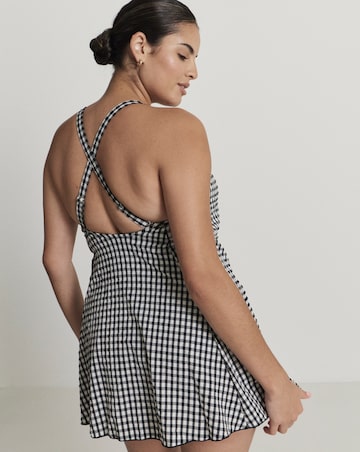 MAGISCULPT Gingham 360 Degree Shaping Swimdress