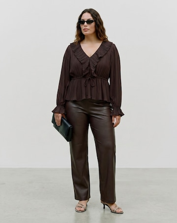 Vero Moda Frill Pleated Top