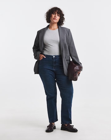 Simply Be 99 1 Indigo Comfort Relaxed Straight Leg Jeans