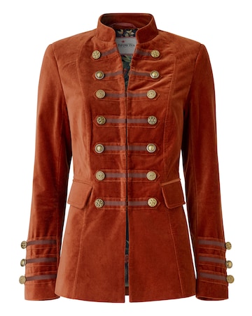 Joe Browns Amber Moleskin Military Jacket