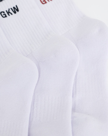 Gym King Tipping Crew Socks - 3 Pack