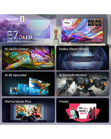 Hisense 85E7STUK 85in QLED 4K Ultra HD HDR Smart TV