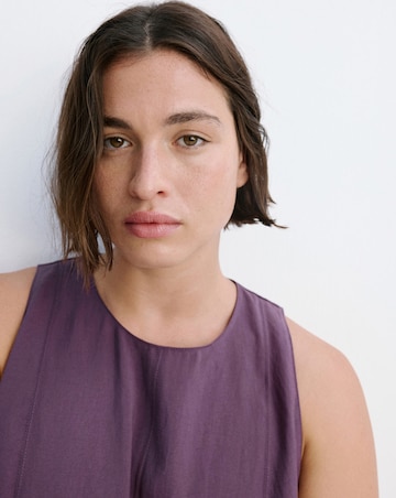 Mango A-Line Dress With Seam Detail