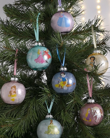 Disney Set of 7 Baubles - Princesses