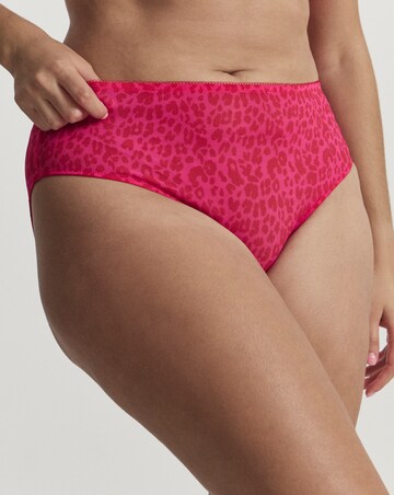 Lemonade Dolls Leopard Mesh Brief Pink