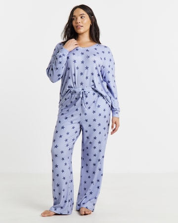Pretty Secrets Star Print Soft Knit Lounge Set