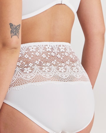 Pretty Secrets (2 Pack) Lottie Lace Full Brief Knickers Black/White