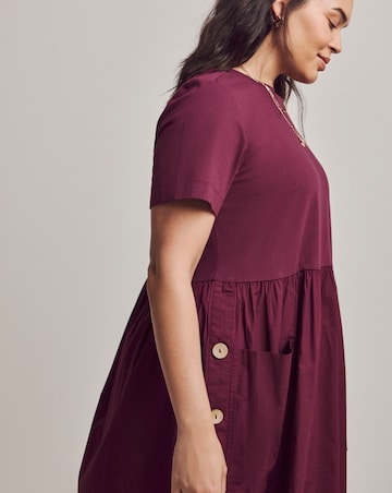 Julipa Button Detail Midi Dress
