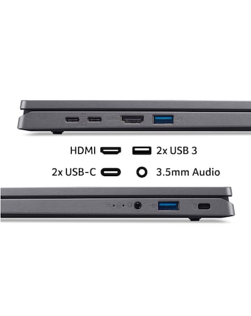 Acer Aspire Go 17.3in Laptop - Intel Core 3 8GB 128GB - Iron
