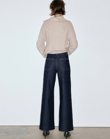 Mango Paloma High Waisted Wide Leg Jean