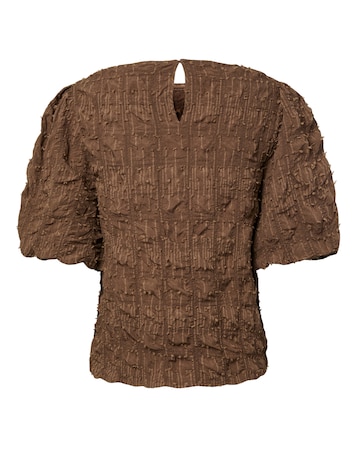 Pieces Penny Short Sleeve Woven Top