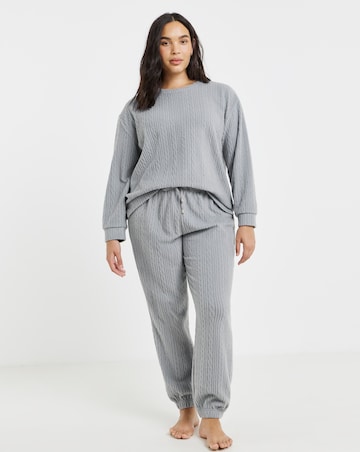 Pretty Secrets Cable Textured Lounge Set