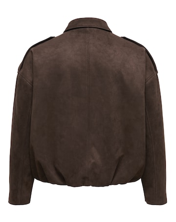 ONLY FAUX SUEDE BOMBER JACKET