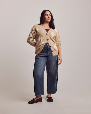 Julipa Longline Embroidered Cardigan