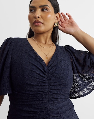 Joanna Hope Stretch Lace Midi Dress