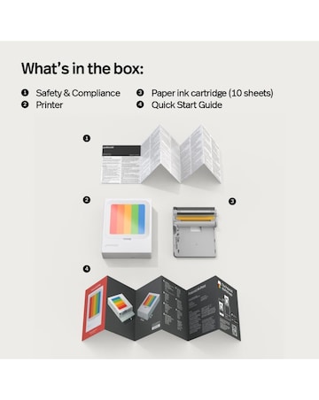 Polaroid HiPrint 3x3 Printer White 10S