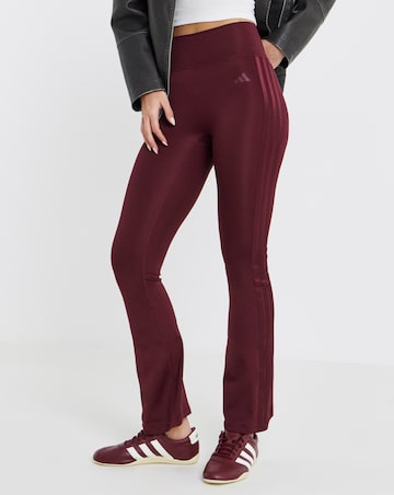 adidas Power Essentials 3 Stripe Flared Legging