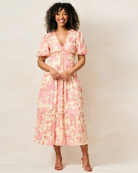 Hope & Ivy Halima Midaxi Dress