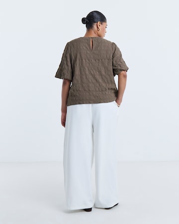 Pieces Penny Short Sleeve Woven Top