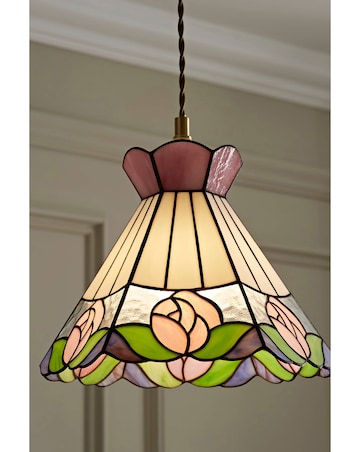 ValueLights Evelyn Tiffany Easy Fit Shade 26cm