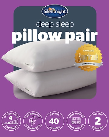Silentnight Deep Sleep Pack of 2 Pillows