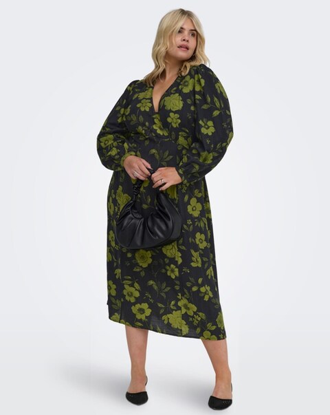 ONLY Floral Print Midaxi Dress