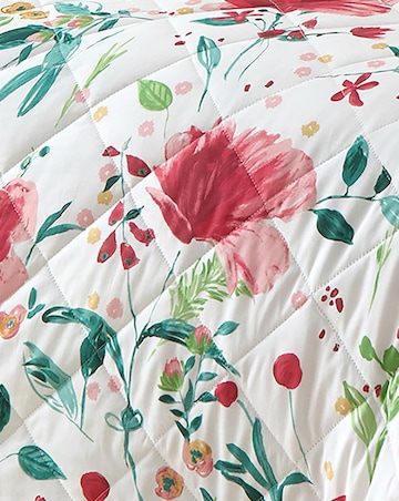 D & D Abstract Poppy Bedspread