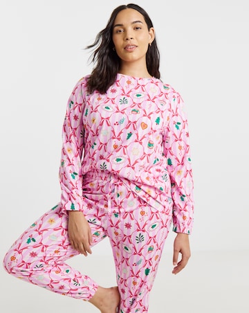 Pretty Secrets Christmas Print Pyjama Set