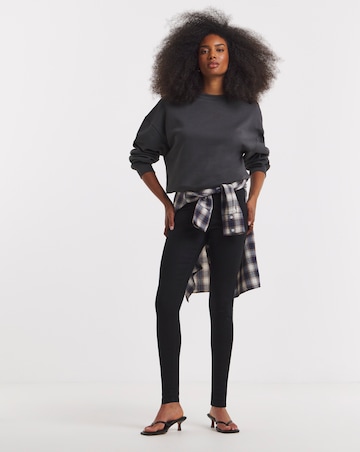 Black Stretch Skinny Pull On Jeggings