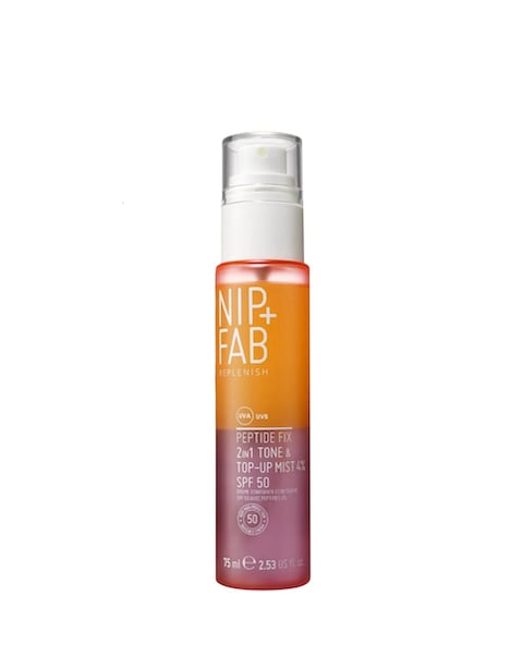 Nip + Fab Peptide  Fix 2-in-1 Tone and Top Up mist 4% SPF 50