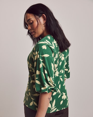 Julipa Printed Jersey Blouse