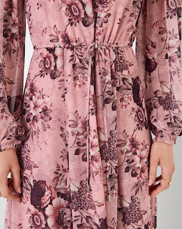 Joe Browns Elegant Florals Frill Hem Midi Dress