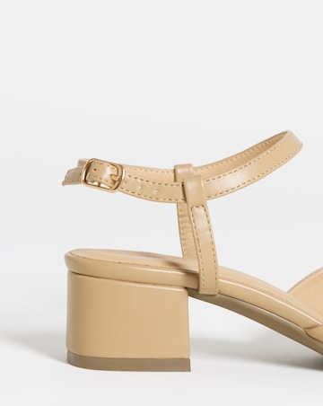 Jennifer Two Part Heeled Shoes - Extra Wide Fit (EEE)