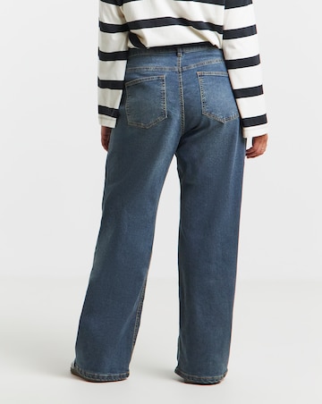 Vintage Blue 24/7 Stretch Wide Leg Jeans
