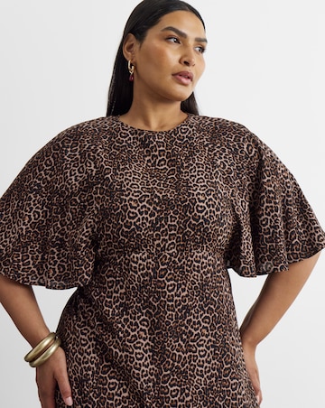 Joanna Hope Animal Print Tea Dress