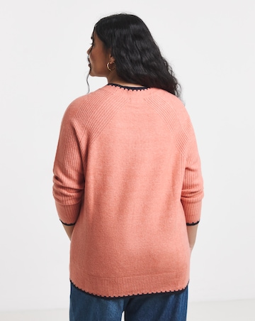 Whipstitch V-Neck Tunic