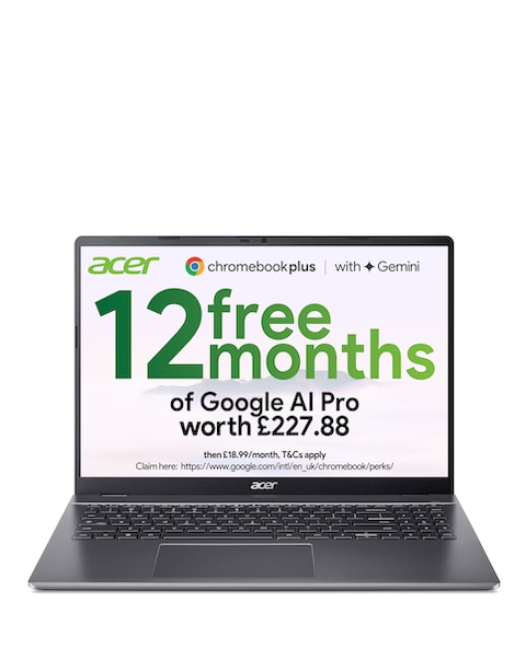 Acer Chromebook Plus 516 - 16in Intel Core i3 8GB 128GB WUXGA - Iron