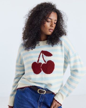 Cherry Stripe Jumper