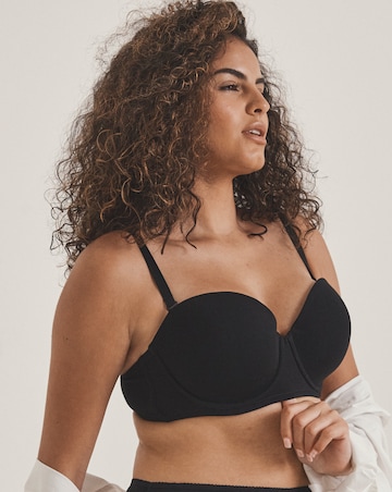 Pretty Secrets (3 Pack) Cotton Multiway Bras (B-F) Black/White/Blush