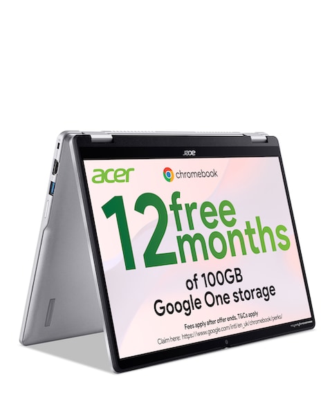 Acer Chromebook Spin - 14in Intel N100 4GB 64GB - Silver