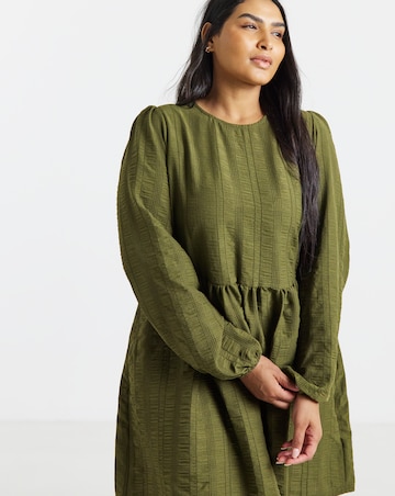 Simply Be Textured Waist Detail Dress