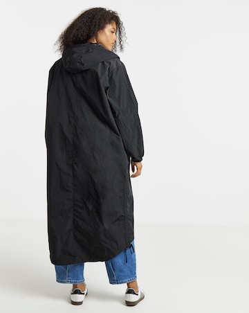 Simply Be Black Utility Parachute Jacket