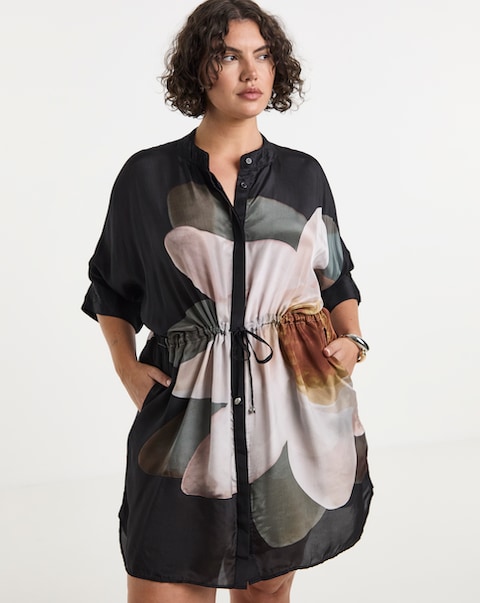 Religion Jade Tie Dye Tunic Dress